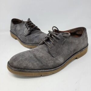 FRYE Shoes Mens 9.5 Joel Brogue Cap Toe Derby Nubuck Leather Oxford Casual Dress FRYE Shoes Mens 9.5 Joel Brogue Cap Toe Derby Nubuck Leather  main image 4